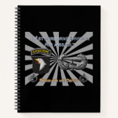 Uniquely Designed 101st Airborne Division Gift Notitieboek (Voorkant)