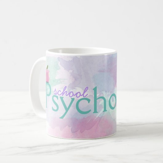 Uniquely Modern School Psychologist Coffee Mok (Voorkant links)