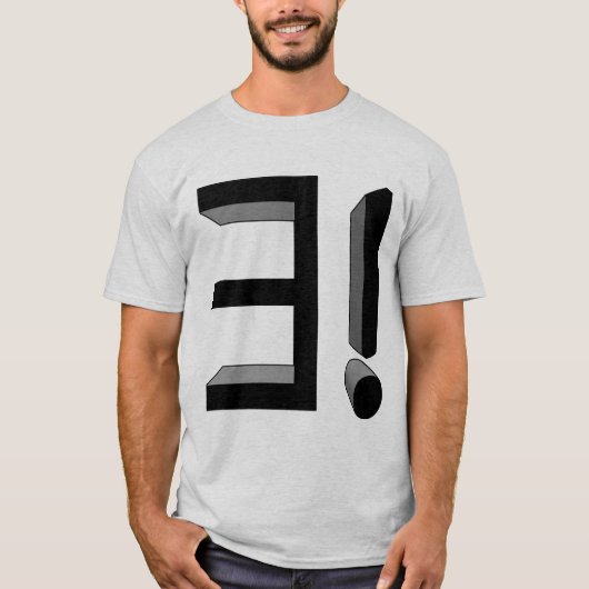 Uniqueness Quantification symbol - Shirt (Voorkant)