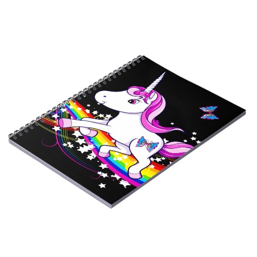UniRainbow Unicorn Notitieboek (Linkerzijde)