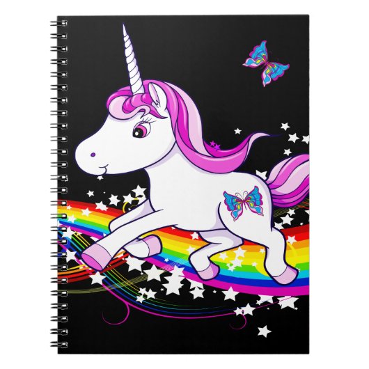 UniRainbow Unicorn Notitieboek (Voorkant)