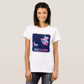 Uniscorn Funny Unicorn Bullying Design T-shirt (Voorkant volledig)