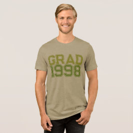 Uniseks afstudeerbare T-shirt bewerkbaar