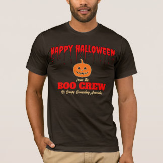 Uniseks Boo Crew Therapie Kantoor Halloween T-shirt