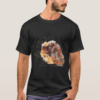 Uniseks donkere T-shirt