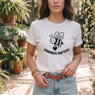 Uniseks Grafische T-shirt SVG met 'Kindness Matter