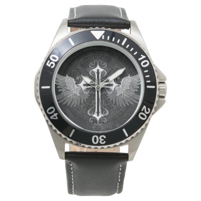 Uniseks kruis horloge (Voorkant)
