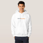 Uniseks volwassenen pullover hoodie - Wit (Voorkant volledig)