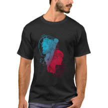 uniseks zwarte T-shirt met korte mouwen Sam Winche