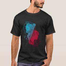 uniseks zwarte T-shirt met korte mouwen Sam Winche