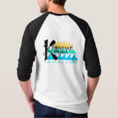 Unisex 3/4 Sleeve T-shirt (Achterkant)