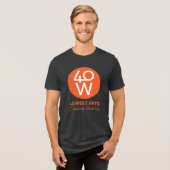 Unisex 40 West Arts T-Shirt (Voorkant volledig)