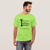 Unisex Awareness T shirt (Voorkant volledig)