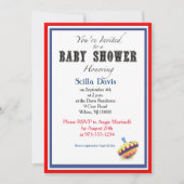 Unisex Baby shower Invitation  Spinning Top Kaart (Voorkant)