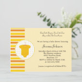 Unisex Baby shower Uitnodiging (Staand voorkant)