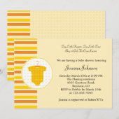 Unisex Baby shower Uitnodiging (Voorkant / Achterkant)