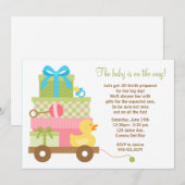 Unisex Baby shower Uitnodiging (Voorkant / Achterkant)