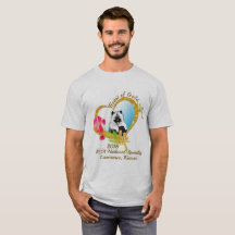 Unisex basit-shirt met logo