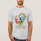 Unisex basit-shirt met logo t-shirt (Voorkant)