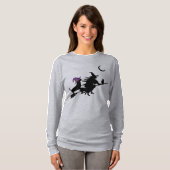 Unisex Basset Halloween Silhouette Shirt (Voorkant volledig)