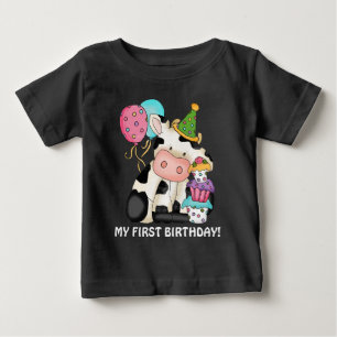 Unisex Birthday koe First Birthday t shirt