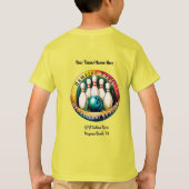 Unisex Black Letter Team Shirt van Indian RiverChi (Achterkant)