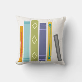 Unisex Book-Thémed Decorative Square Sierkussen