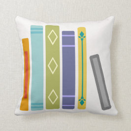 Unisex Book-Thémed Decorative Square Sierkussen