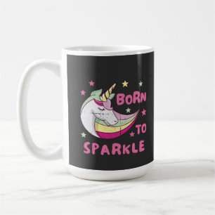 Unisex Born to Sparkle Koffiemok