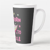 Unisex Born to Sparkle Latte Mok (Rechts)