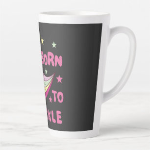 Unisex Born to Sparkle Latte Mok