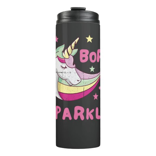 Unisex Born to Sparkle Thermosbeker (Voorkant)