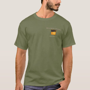 Unisex Bourbon Legend (klein ontwerp), losse monta T-shirt