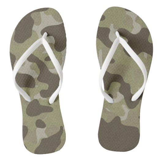 Unisex Camo-Teenslippers Teenslippers (Voetbed)