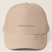Unisex Cap Customizable with Name or Phrase Trucker Pet (Voorkant)