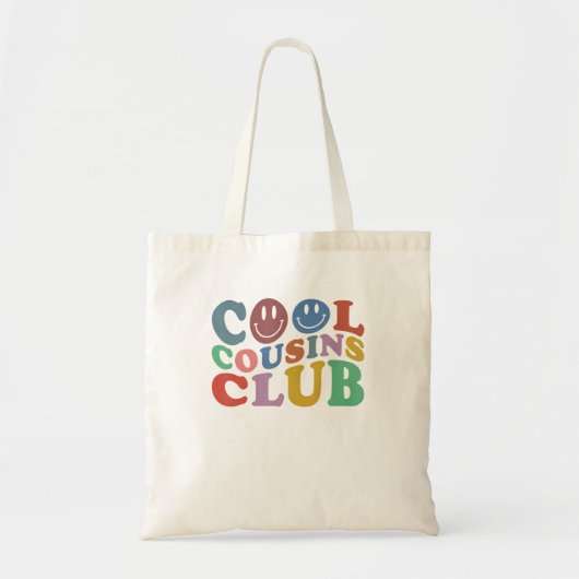 Unisex Cool Cousins Club Grappige Neef Crew Tote Bag (Voorkant)