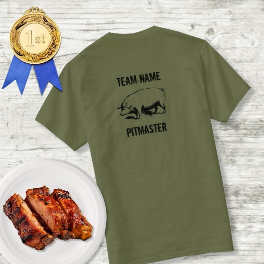 Unisex Custom BBQ Team Pitmaster II T-shirt