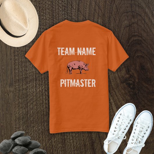 Unisex Custom BBQ Team Pitmaster t shirt