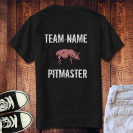 Unisex Custom BBQ Team Pitmaster t shirt