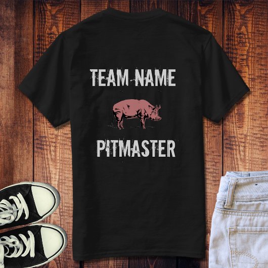 Unisex Custom BBQ Team Pitmaster t shirt