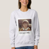 Unisex Custom Vintage Photo And Year Sweatshirt (Voorkant)