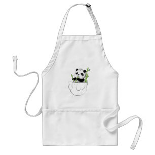 Unisex Cute Panda Apron Standaard Schort