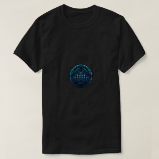 Unisex Cyber-Audio Equalizer Grafisch T-Shirt