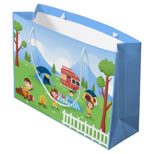 unisex , de kinder camping party unisex , voegt ee groot cadeauzakje (Achterkant Gekanteld)