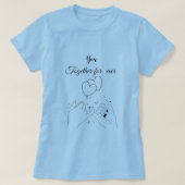 Unisex for couples to celebrate Valentine´s day. T-shirt (Design voorkant)