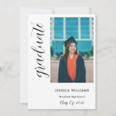 Unisex foto Afstuderen Kaart (Voorkant)