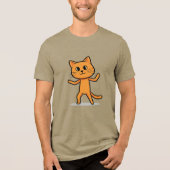 Unisex Funny & Trendy Cat Graphic T-Shirt - Tee  (Voorkant)