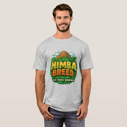 Unisex-graafschappen in Liberia T-shirt (Voorkant volledig)