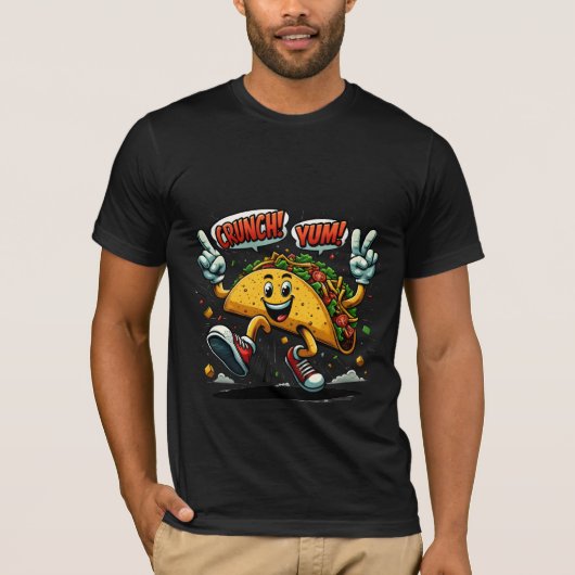 Unisex Grappige Grafische Gedrukte t shirt (Voorkant)