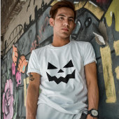 Unisex Halloween Jack-O-Lantern Gezicht T-Shirt